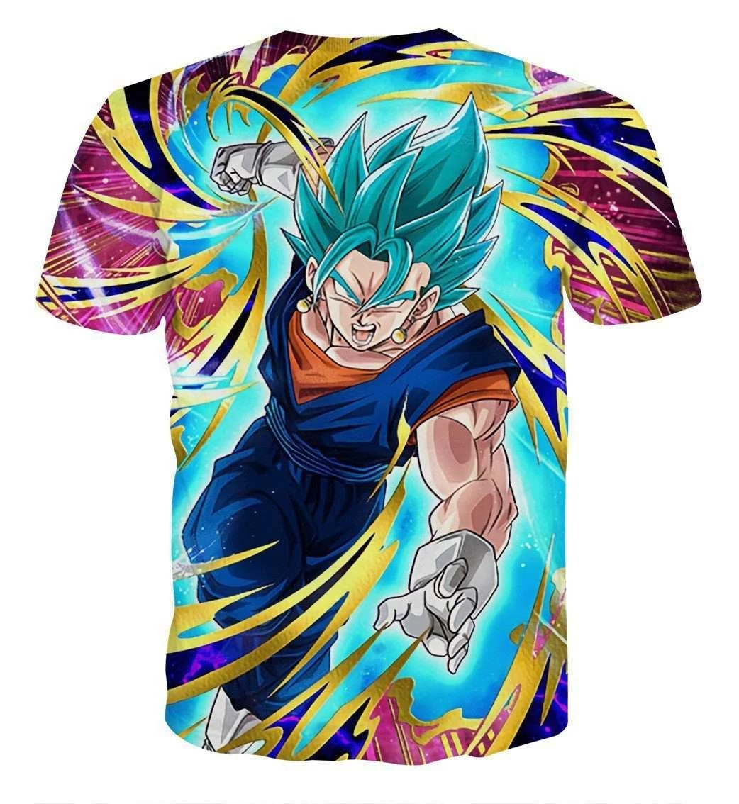 T Shirt Dragon Ball Super Vegeto Attaque – Image 2