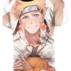 T Shirt All Over 3D Naruto Uzumaki