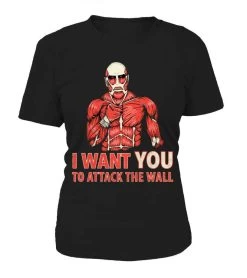 T Shirt Femme Attack On Titans Attack The Wall