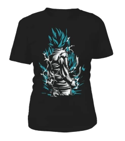 T Shirt Femme Dragon Ball Super Goku Blue God