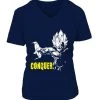 T Shirt Femme Dragon Ball Z Vegeta Conquer