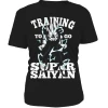 T Shirt Femme Dragon Ball Z Vegeta Training To Go Super Saiyan