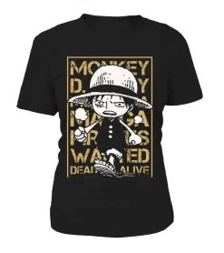 T Shirt Femme One Piece Luffy Wanted