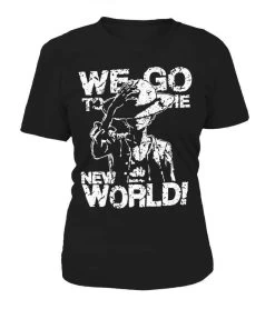 T Shirt Femme One Piece Luffy We Go To The New World
