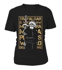 T Shirt Femme One Piece Trafalgar Law Wanted