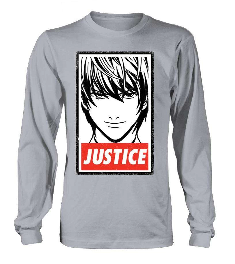 T Shirt Death Note Light Justice – Image 13
