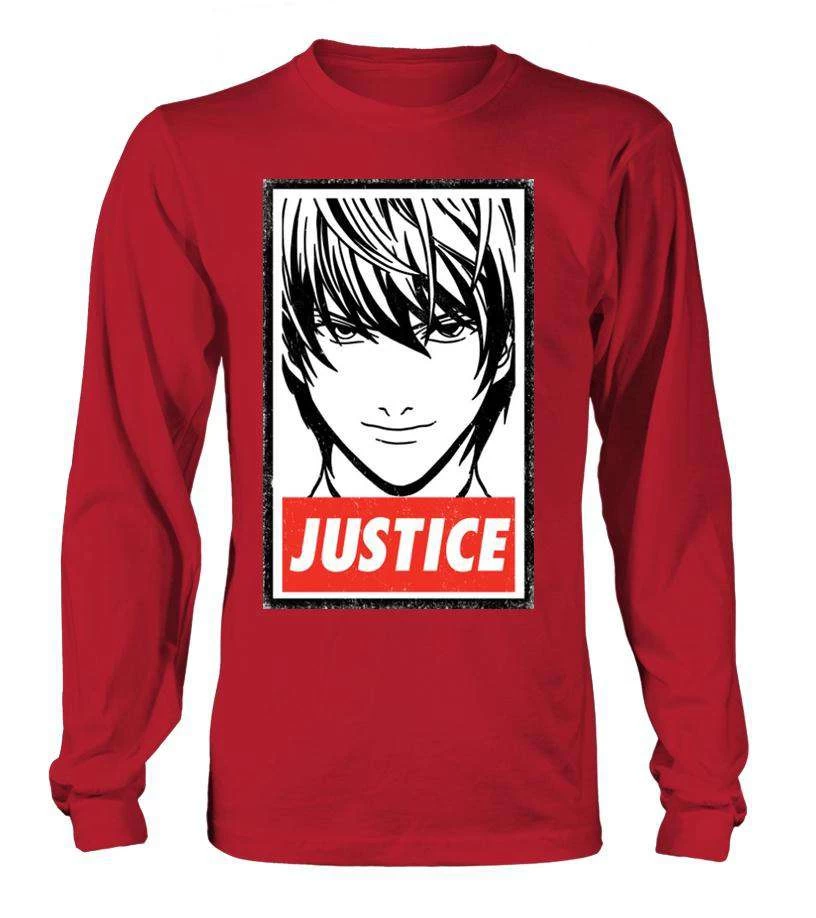 T Shirt Death Note Light Justice – Image 15