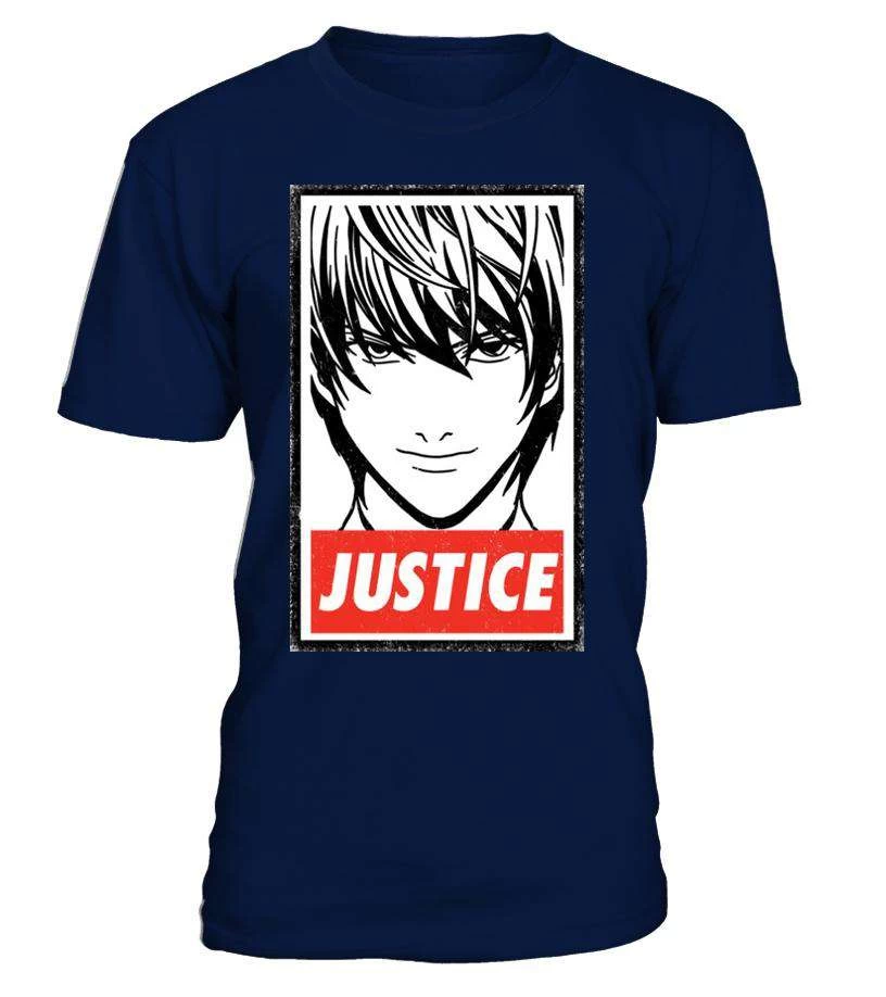 T Shirt Death Note Light Justice – Image 2