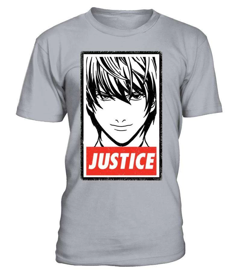T Shirt Death Note Light Justice – Image 4