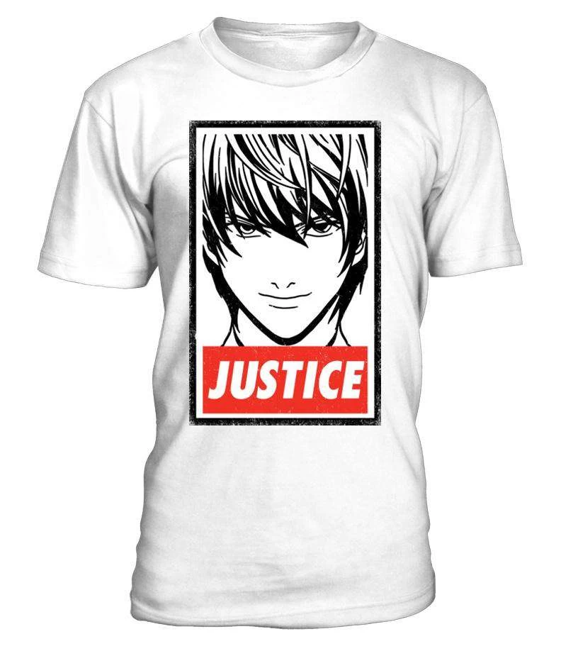 T Shirt Death Note Light Justice – Image 5