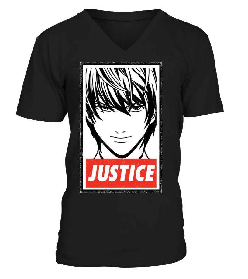 T Shirt Death Note Light Justice – Image 7