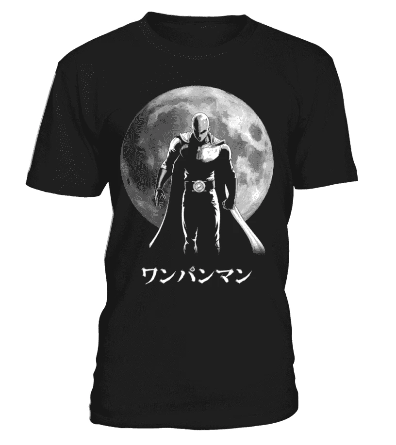 T Shirt One Punch Man Saitama Moon
