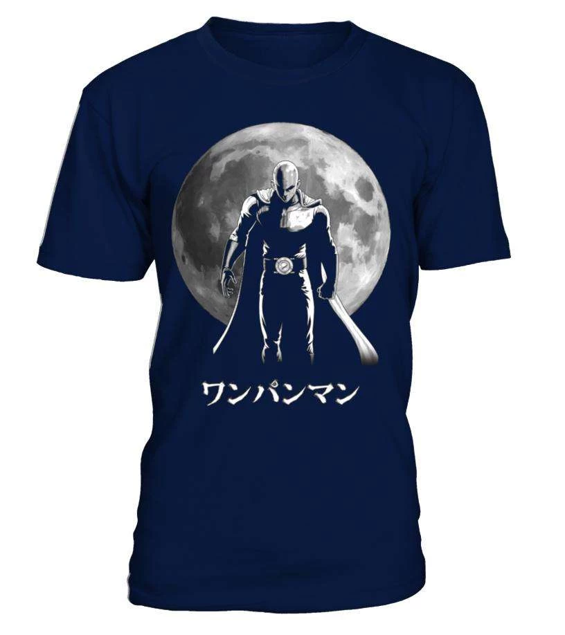 T Shirt One Punch Man Saitama Moon – Image 2