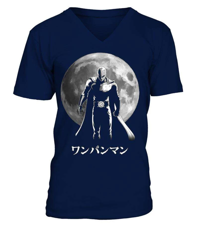 T Shirt One Punch Man Saitama Moon – Image 4